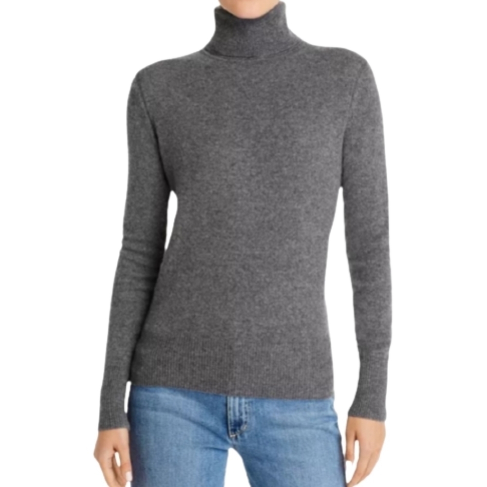 Mexx Grey Long Sleeve Turtleneck Knitted Sweater Womens Size Medium